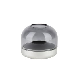 Glow 08 Frosted Silver LED gyertyatartó homályos ezüst Glow 08 Frosted Silver LED gyertyatartó homályos ezüst